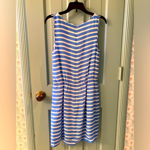 J. Crew Blue/White Striped Dress, size 2 - Picture 2 of 3